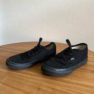 Toddler Vans All Black shoes